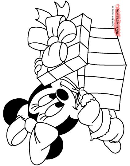 Donald Duck Christmas Coloring Pages 22