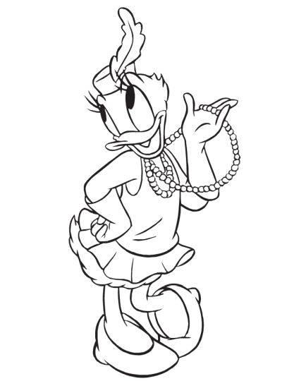 Donald Duck Christmas Coloring Pages 23