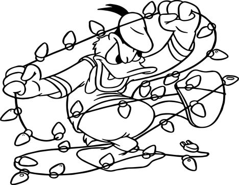 Donald Duck Christmas Coloring Pages 29