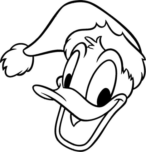 Donald Duck Christmas Coloring Pages 30