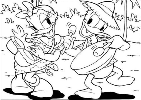 Donald Duck Christmas Coloring Pages 31