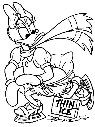 Donald Duck Christmas Coloring Pages 32