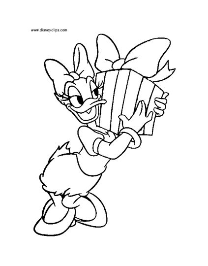 Donald Duck Christmas Coloring Pages 33
