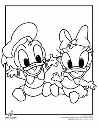 Donald Duck Christmas Coloring Pages 35