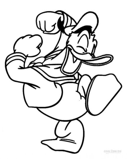 Donald Duck Christmas Coloring Pages 45