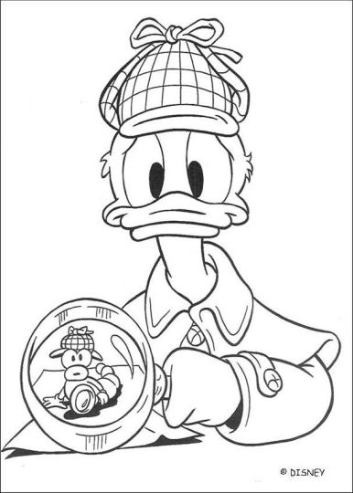 Donald Duck Christmas Coloring Pages 48