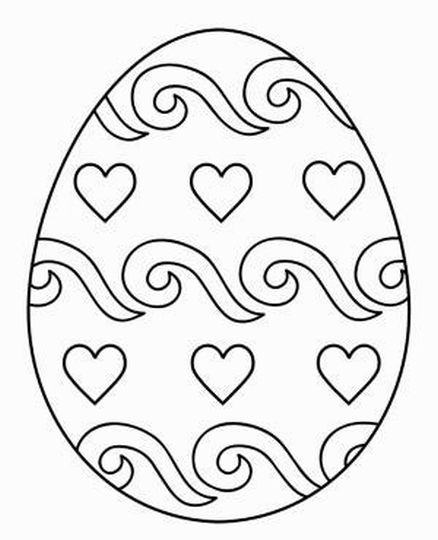 Easter Egg Coloring Pages For Adults 12