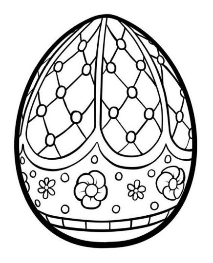 Easter Egg Coloring Pages For Adults 20
