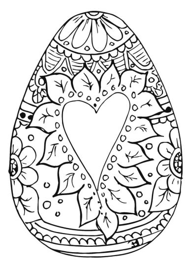 Easter Egg Coloring Pages For Adults 23