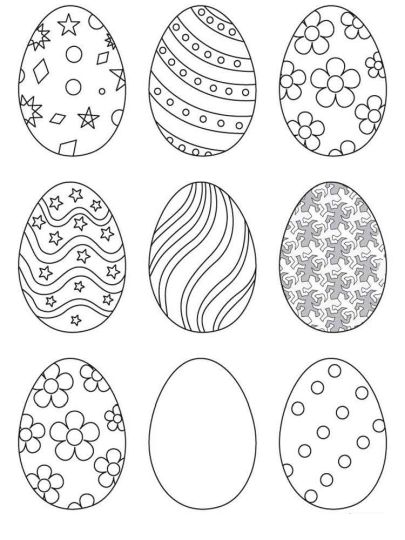 Easter Egg Coloring Pages For Adults 48