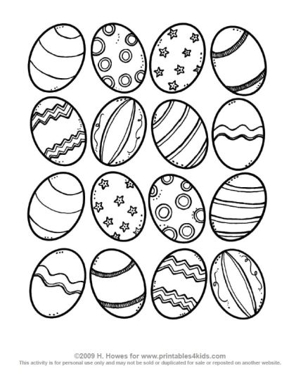 Easter Egg Coloring Pages For Adults 53
