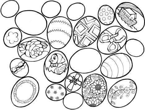 Easter Egg Coloring Pages For Adults 71