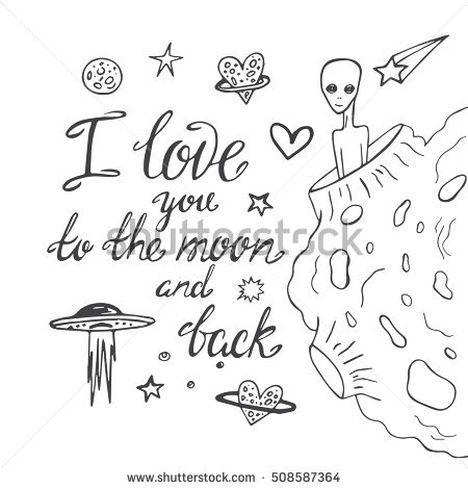 I Love You To The Moon And Back Coloring Pages 1