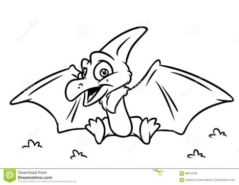 Pterodactyl Colouring Pages 11