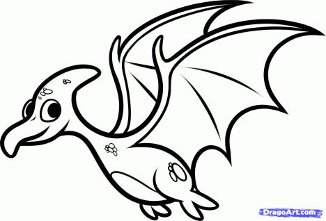 Pterodactyl Colouring Pages 32