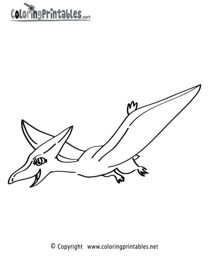 Pterodactyl Colouring Pages 35