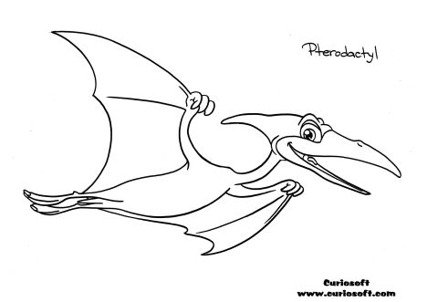 Pterodactyl Colouring Pages 43